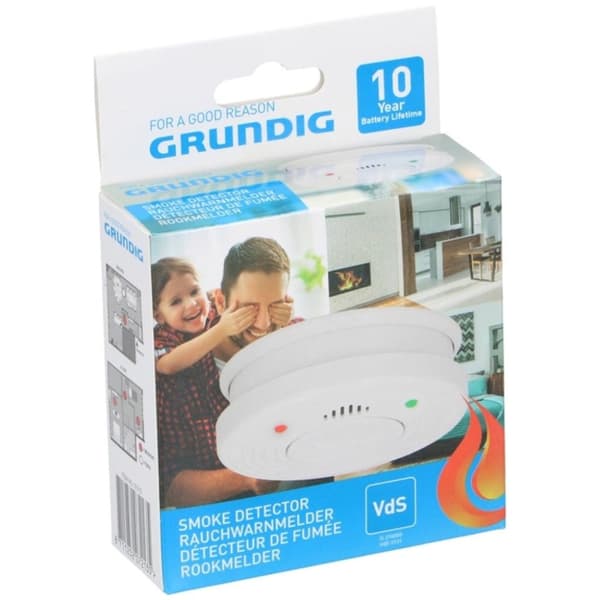 Grundig VdS Røgdetektor Hvid