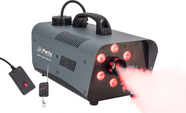 Røgmaskine med 6 x RGB LEDs, 1200W