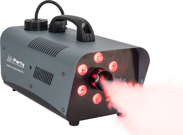 Rökmaskin med 6 x RGB LEDs, 1200W