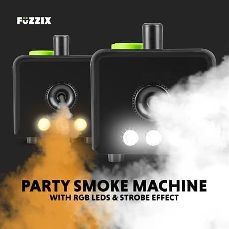 Fuzzix F500S Party rökmaskin 500 Watt - med trådlös fjärrkontroll - inkl 250ml rökvätska