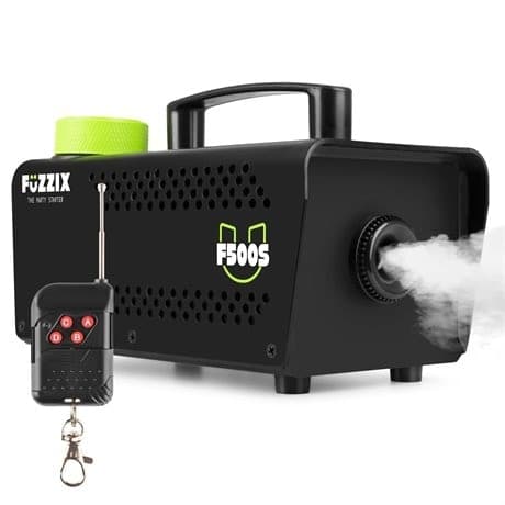 Fuzzix F500S Party rökmaskin 500 Watt - med trådlös fjärrkontroll - inkl 250ml rökvätska