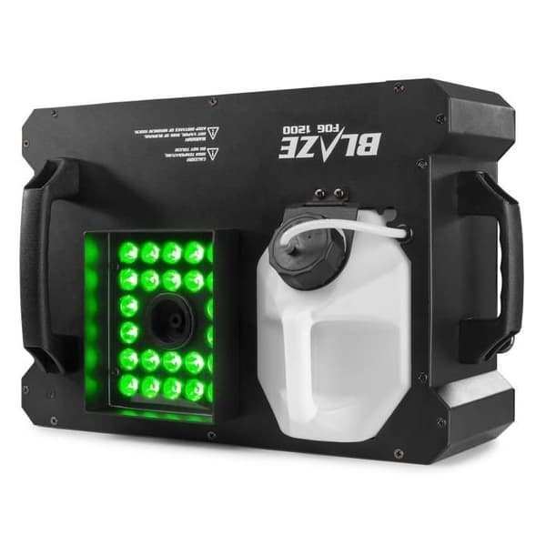 Vertikal och horisontell rökmaskin RGBA - BEAMZ BLAZE1200 - 1200 Watt - 24 LED-lampor på 4W