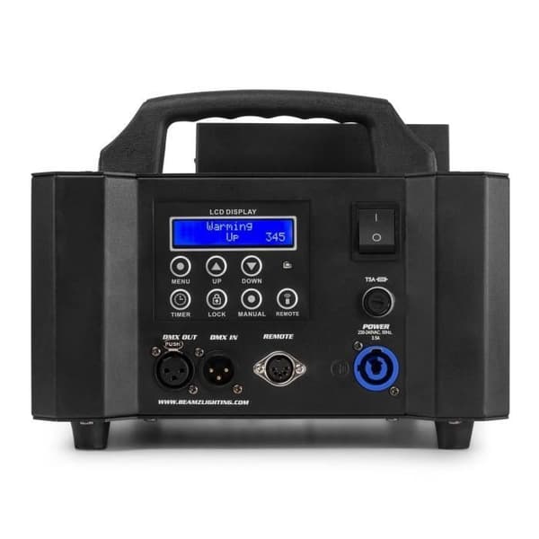 Vertikal och Horisontell Rökmaskin RGBA - BEAMZ BLAZE800 - 800 Watt - Ljus Effekter - DMX Kontroll