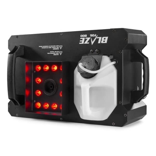 Vertikal och Horisontell Rökmaskin RGBA - BEAMZ BLAZE800 - 800 Watt - Ljus Effekter - DMX Kontroll