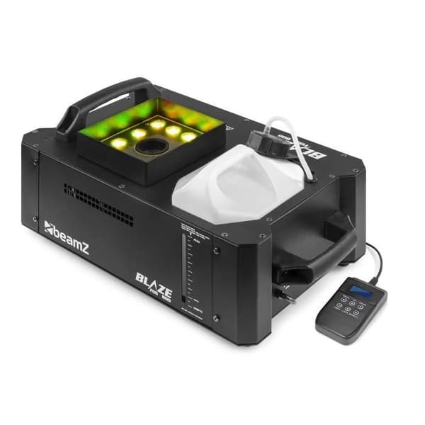 Vertikal och Horisontell Rökmaskin RGBA - BEAMZ BLAZE800 - 800 Watt - Ljus Effekter - DMX Kontroll