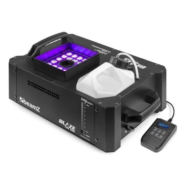 Vertikal och horisontell rökmaskin RGBA - 1800 Watt, 24 LED-lampor på 4 W - BEAMZ - BLAZE1800