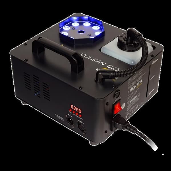 Maskin för rök - Algam Lighting - VULKAN 1200 - 1200W - CO2-effekt - 9 LED RGB