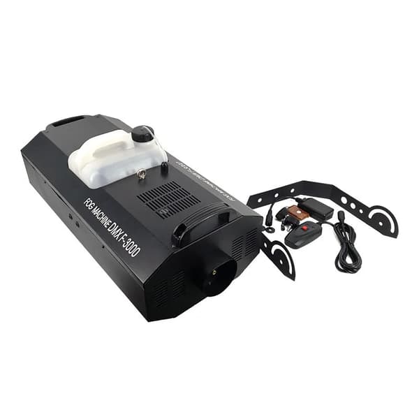 Fogmaskin, 1500W effekt, trådlös fjärrkontroll,3000W-DMX512, EU-kontakt