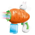 Miniatyrbild 1 av 4: C Maskin för bubblor 16x9x20cm Turnip Bunny leksaks bubbelmaskin med ljus present till barn