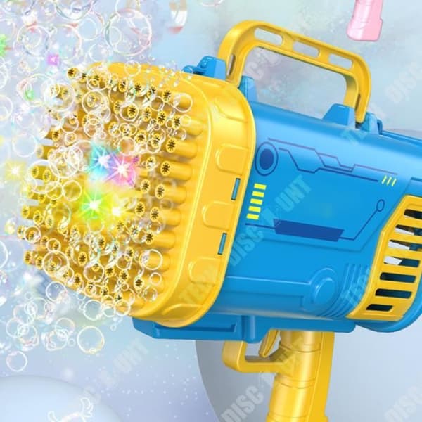 TD® 80-håls bubbelmaskin, elektrisk handhållen bubbelleksak för barn, bubbelmaskin med stor kapacitet Semesterpresent