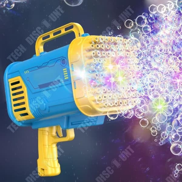 TD® 80-håls bubbelmaskin, elektrisk handhållen bubbelleksak för barn, bubbelmaskin med stor kapacitet Semesterpresent
