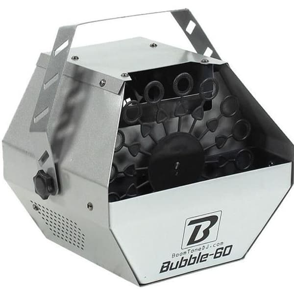 BOOMTONEDJ BUBBLE 60 V2 - Bubbelmaskin - 16 roterande bubbelringar - Producerar hundratals bubblor per minut