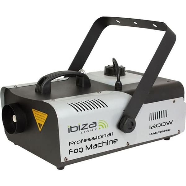 IBIZA LIGHT LSM1200PRO Professionell programmerbar rökmaskin med DMX - 1200w