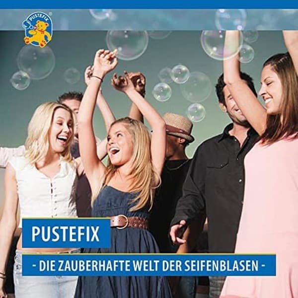 Såpbubbelmaskin - PUSTEFIX - Solros - Gul - För Barn och Vuxna
