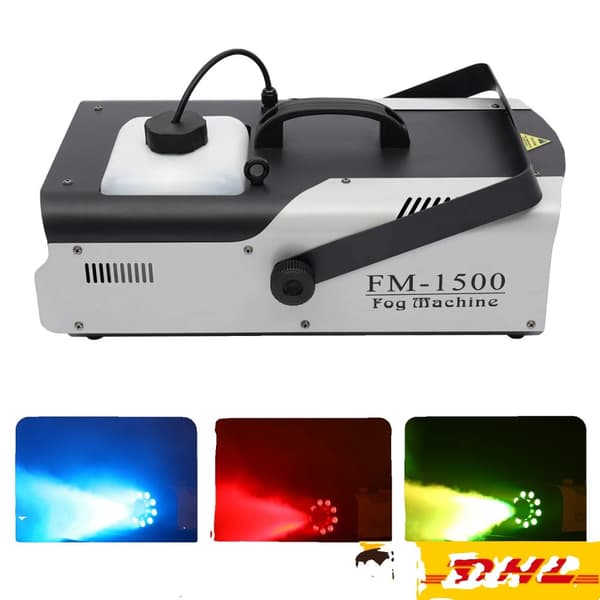 Bärbar dimmaskin, 9 LED-lampor, 1500W effekt, DMX512-kontroll,EU-plugg
