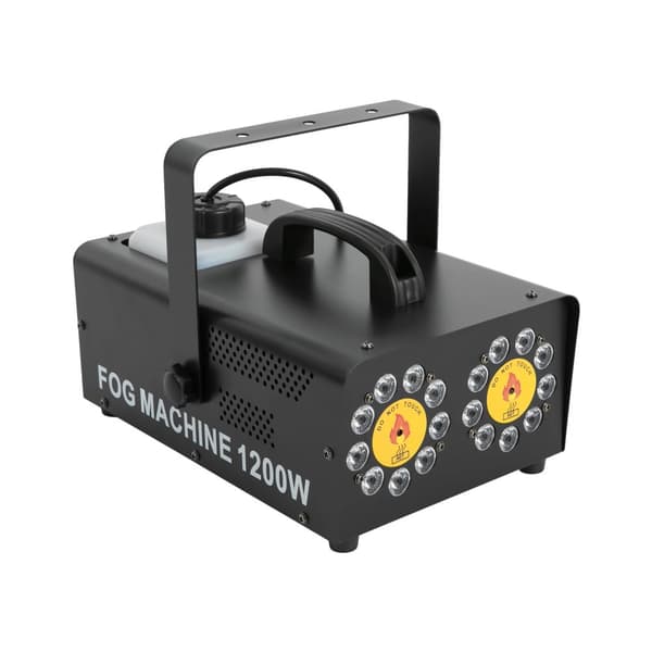 Sumukone, 1200W Teho, Kaksoissuuttimet, RGB-valaistus,musta