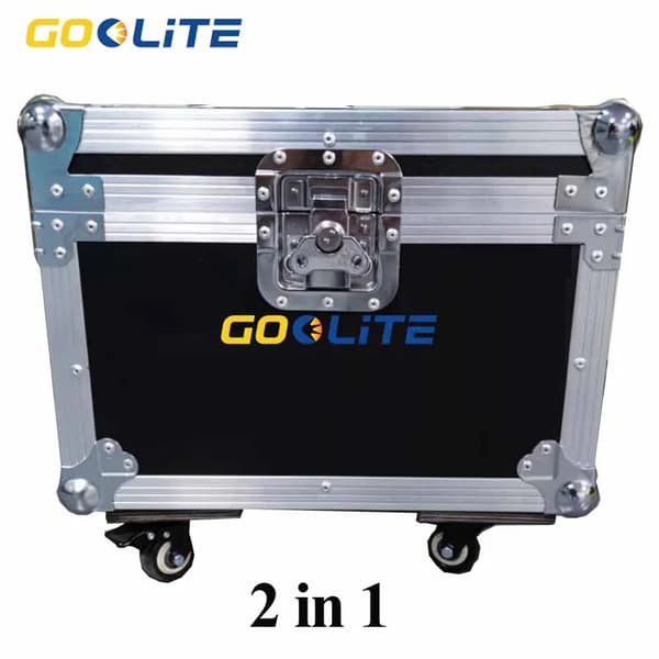 Kold Funkmaskine, Justerbar Sprayhøjde, DMX512 Kontrol,2i1 FlightCase kun, 700W