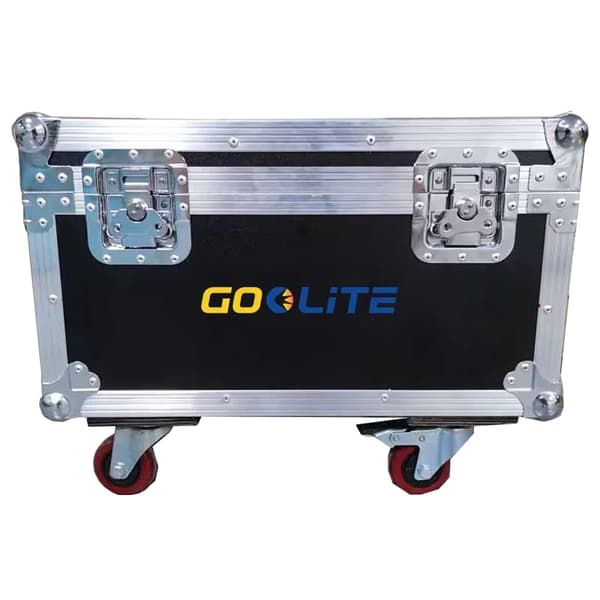 Kold Funkmaskine, Justerbar Sprayhøjde, DMX512 Kontrol,4i1 FlightCase kun, 600W