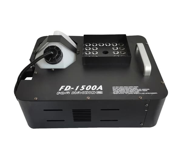 Tågemaskine, 1500W effekt, hurtig røgudgang, LED 9W lyskilde,Eu stik, 220V