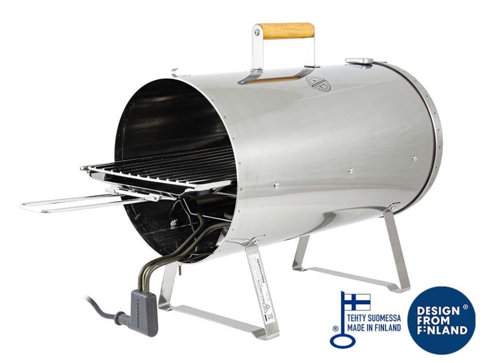 MUURIKKA Elektrisk rökugn 1100W med termometer/ventil