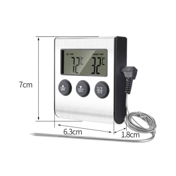 UGN RÖKGRILL TERMOMETER SONDTIMER
