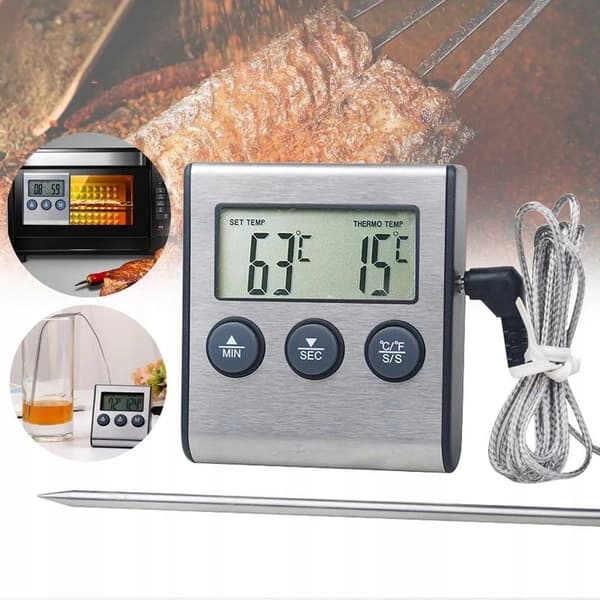 UGN RÖKGRILL TERMOMETER SONDTIMER