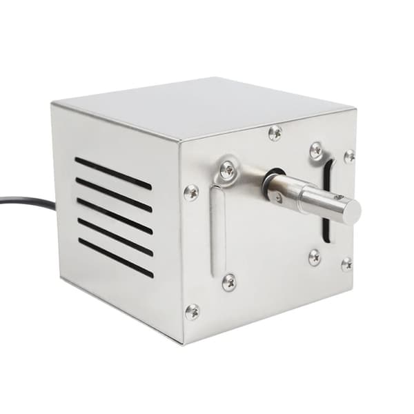 Sähkökäyttöinen BBQ-kääntömoottori, 25W teho, 60 kg kuormituskapasiteetti,Hopea
