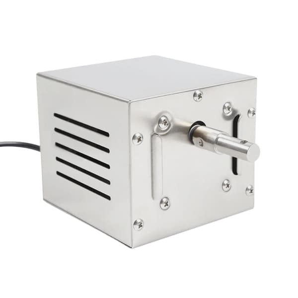 Sähkökäyttöinen BBQ-kääntömoottori, 25W teho, 60 kg kuormituskapasiteetti,Hopea