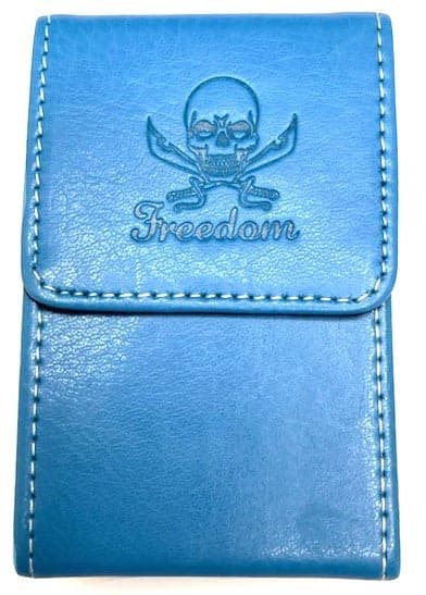 Belt Cigarette case Bob Marley, blå