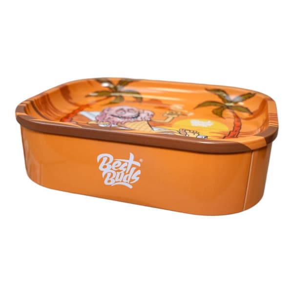 Best Buds metalrullebakke med æske - Sunset Sherbet