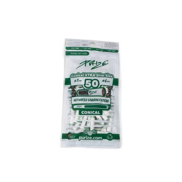 Purize Conical XTRA Slim kulfiltre 50 stk.