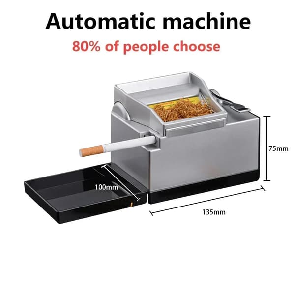 Automatisk Cigarette Injector Maskin, Byggd i Rostfritt Stål, Kompakt Design,automatisk 8mm