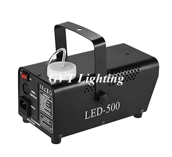 Kaukosäätöinen LED-savukone, 500W teho, RGB-väriseos,Punainen Vihreä Sininen Sekoitus