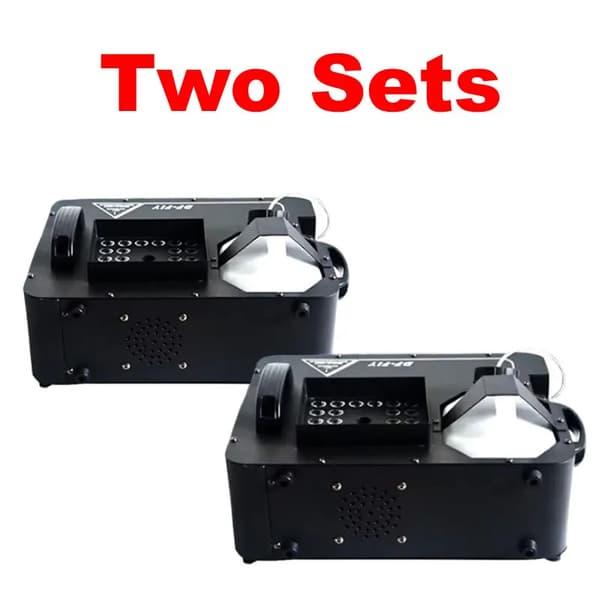 1500W sumukone, 24 kpl RGB-LED-valoja, kauko-ohjaus/DJ-ohjaus,2 kpl, 220V EU-pistoke