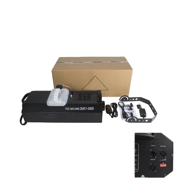 Rökmaskin, 3000W effekt, 4000 kubikfot/minut utmatning, DMX 512 kontroll,3000W Med DMX512, EU Kontakt