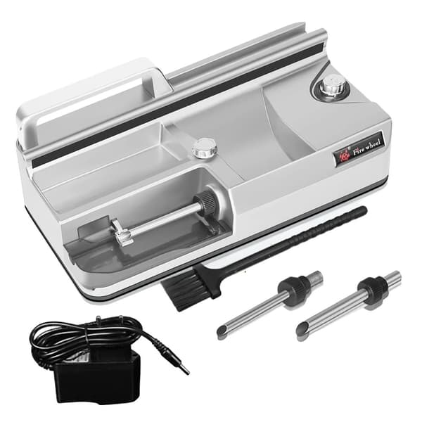 Automatisk Cigaretmaker, 3 i 1 Design, Nem at Bruge, Holdbar Metal Konstruktion,Sølv EU