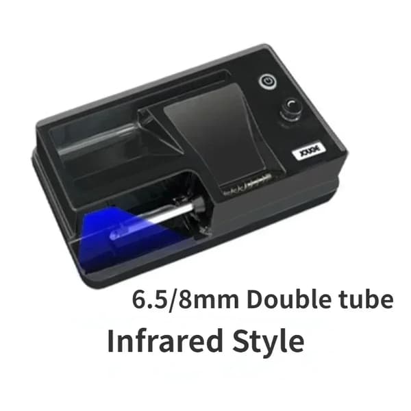 Elektrisk Cigaret Rullemaskine, 6.5/8mm Rør, Infrarød Sensor,Sort Infrarød stil