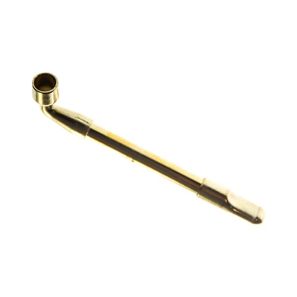 Messingpibe 10 cm til rygning