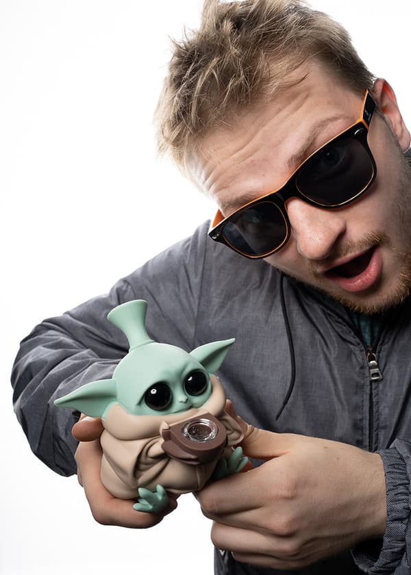Baby Yoda Silikone Bong