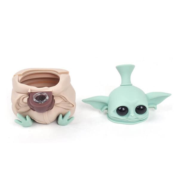 Baby Yoda Silikone Bong