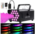 Miniatyrbillede 2 af 2: Disco Farverig Røgmaskine, 500W Effekt, 3000 CUFT/min Udgivelse,EU stik, 500W 18 LED