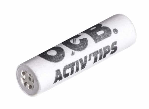 Cigarettfilter Ocb - 17846 - ActivTips Slim Set med 2 aktivt kolfilter med keramiska lock 7 mm