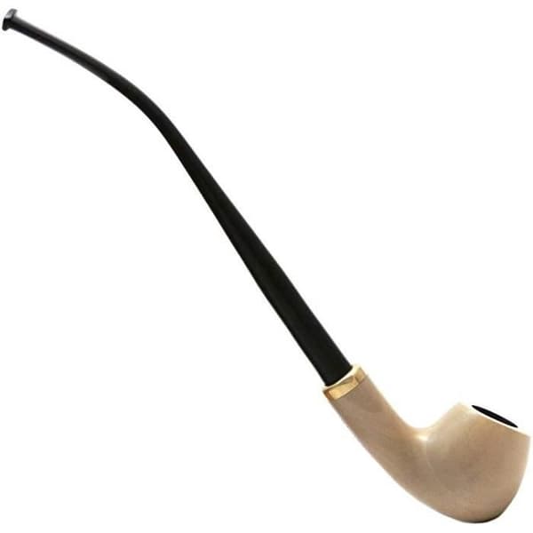 Tobakslangpip - Churchwarden nr 14 - Högkvalitativ från päronträets rot - Briar-ekvivalent - Handgjord av Mr. Brog