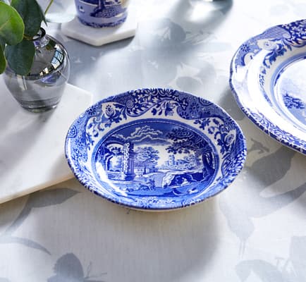 Blue Italian Frukostskål