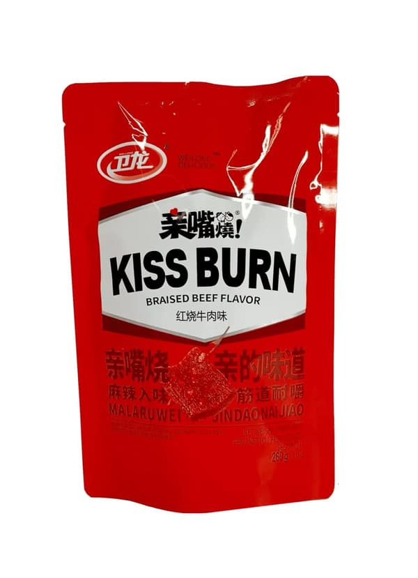 Kiss Burn Bräserad Biff Smak 260g CZSHSNRW Wei Long Kina