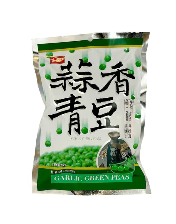 Gröna Ärtor Vitlök 150g Sheng Xiang Zhen Taiwan