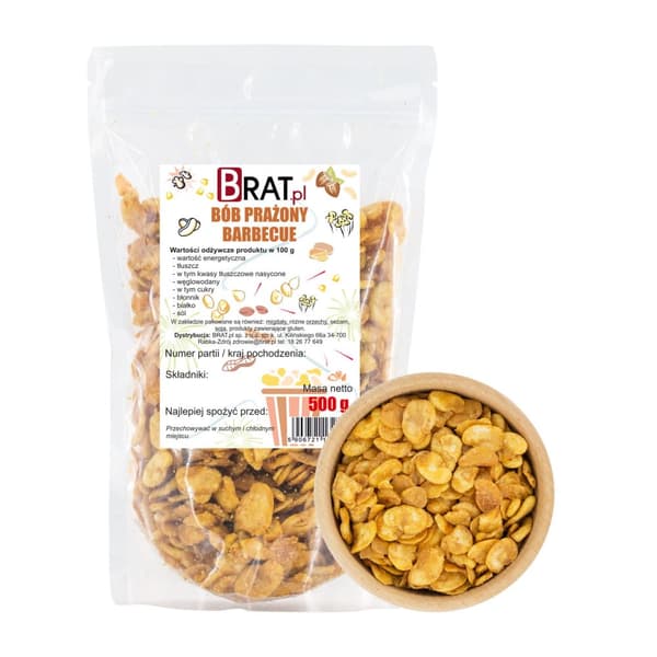 Ristede hestebønner barbecue 500g