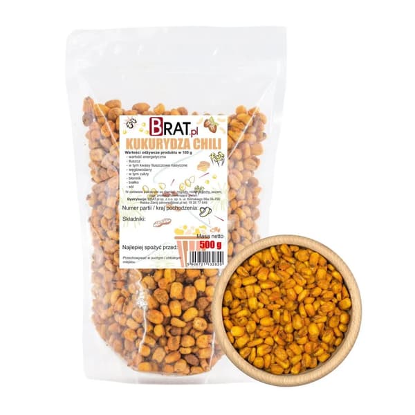 Chili-ristede majs 500 g