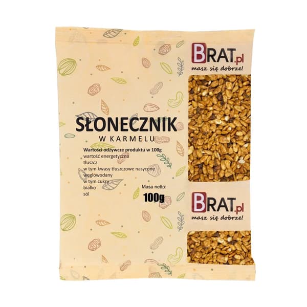 Auringonkukansiemenet karamellissa 100 g