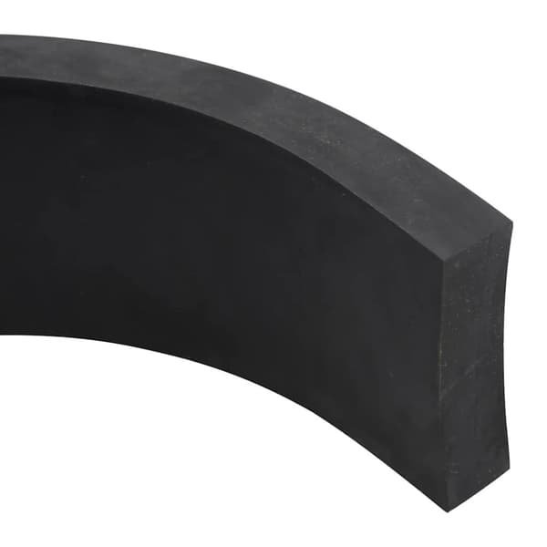 vidaXL gummikant til sneplov 180x8x2 cm sort